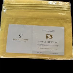 Sweet Home Full Size Sheet Set New With Tags
